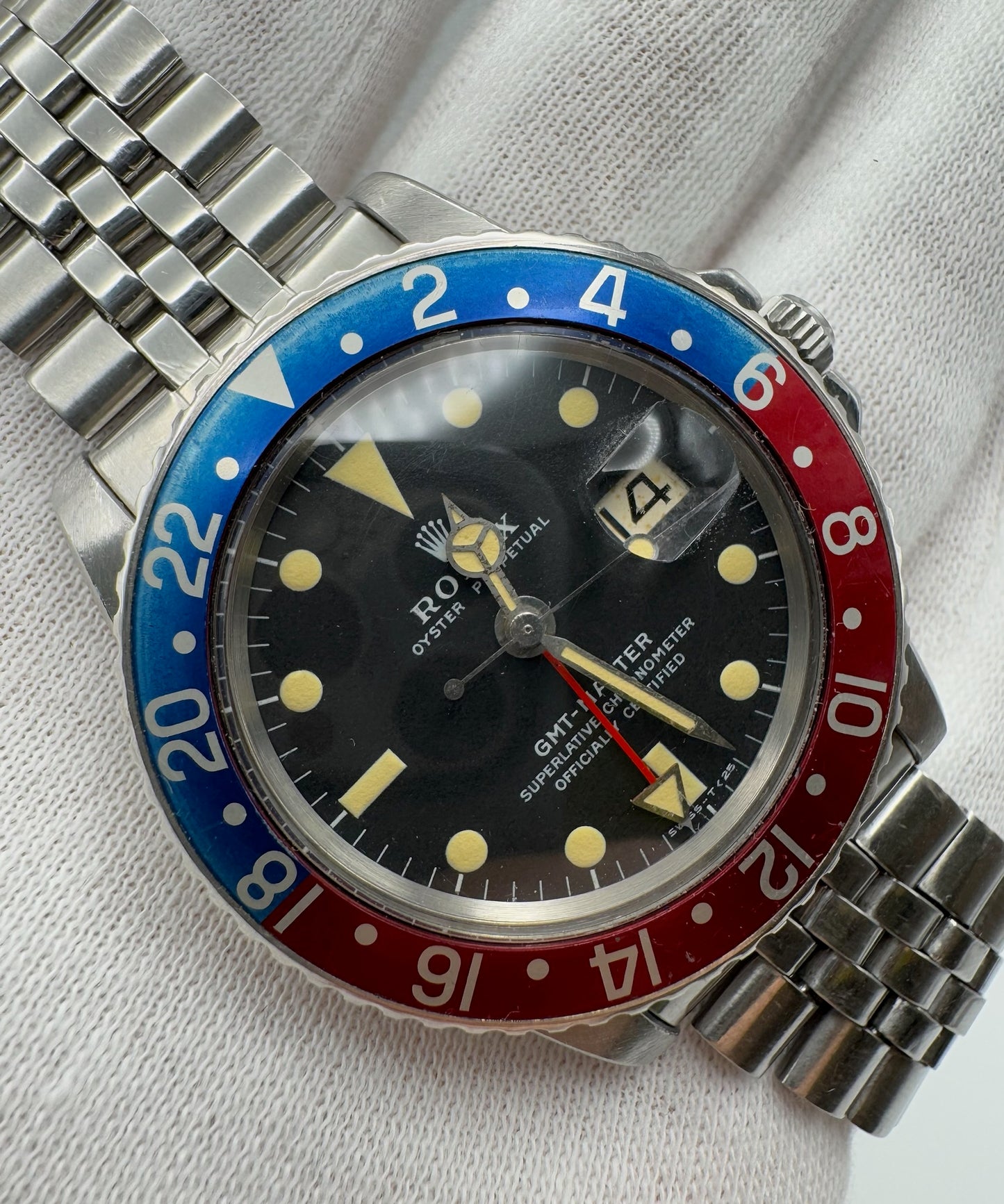 Rolex GMT-Master 1675 MK2 Pepsi Red Back Jubilee 1966