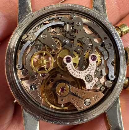 Omega Seamaster Chronograph 1950’s Gold Cap Manual Winding Cal. 321 (Unpolished/Serviced)
