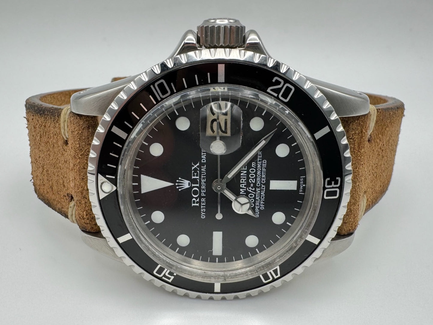 Rolex Submariner Date 1680 Steel Black Service Dial 1977