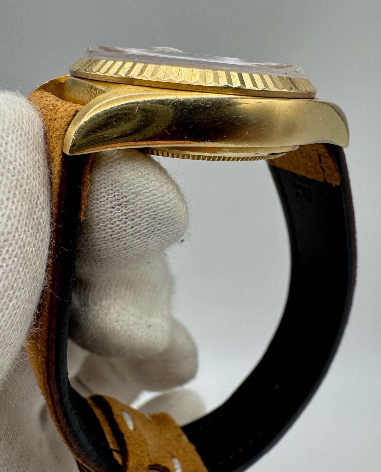 Rolex Day-Date 36 Yellow Gold Real Lapis Lazuli Aftermarket Dial 1979 (Serviced)