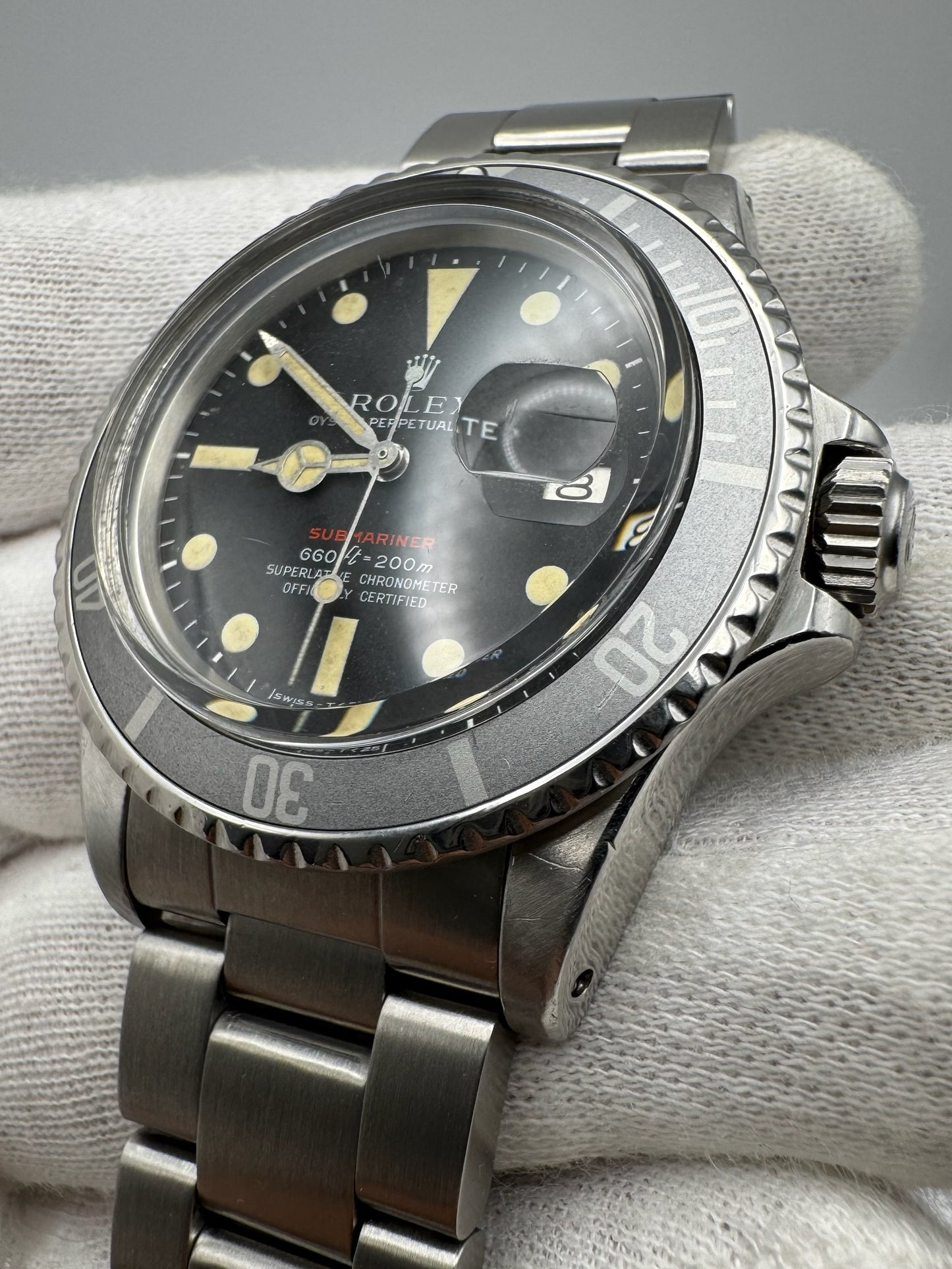 Rolex Submariner Date 1680 Red Ghost Bezel 1970 (Serviced)