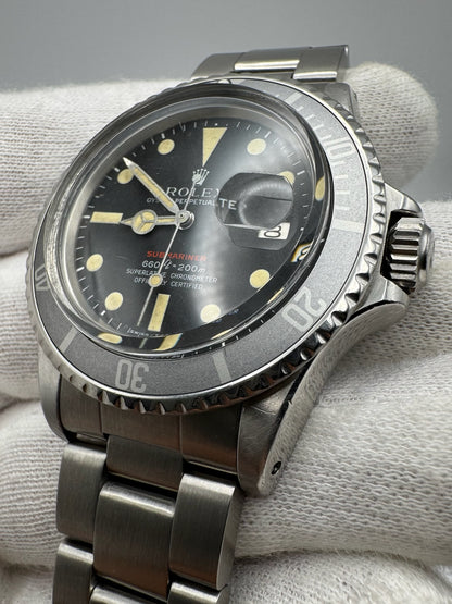 Rolex Submariner Date 1680 Red Ghost Bezel 1970 (Serviced)