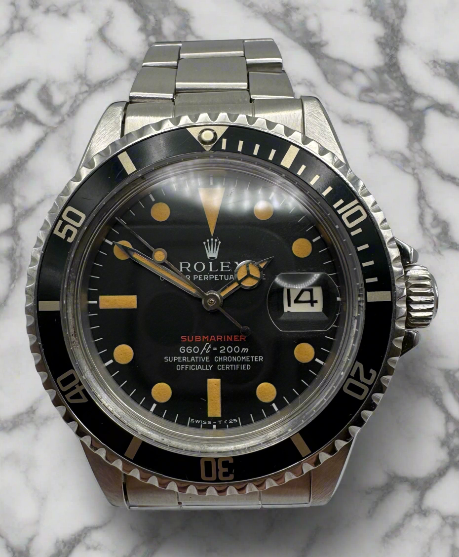 Rolex Submariner 1680 MK4 Red Stunning Patina (Full-Set/Serviced)