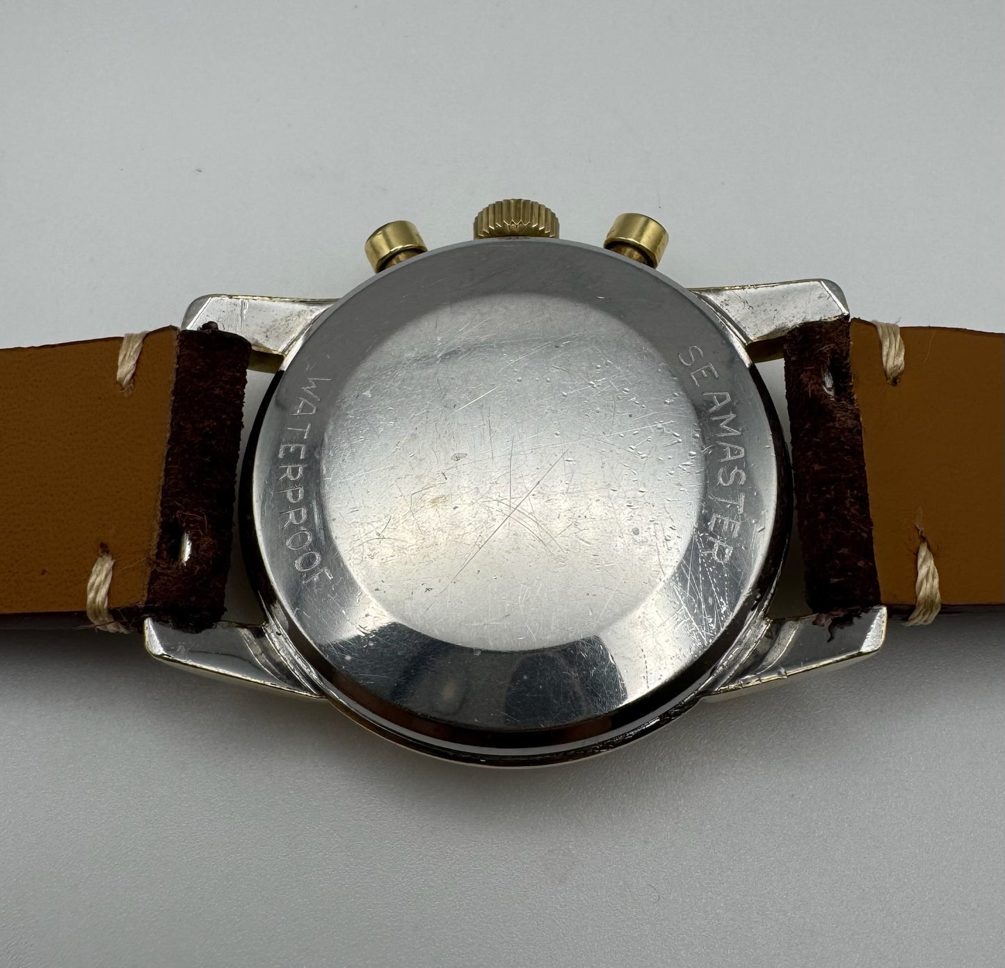 Omega Seamaster Chronograph 1950’s Gold Cap Manual Winding Cal. 321 (Unpolished/Serviced)