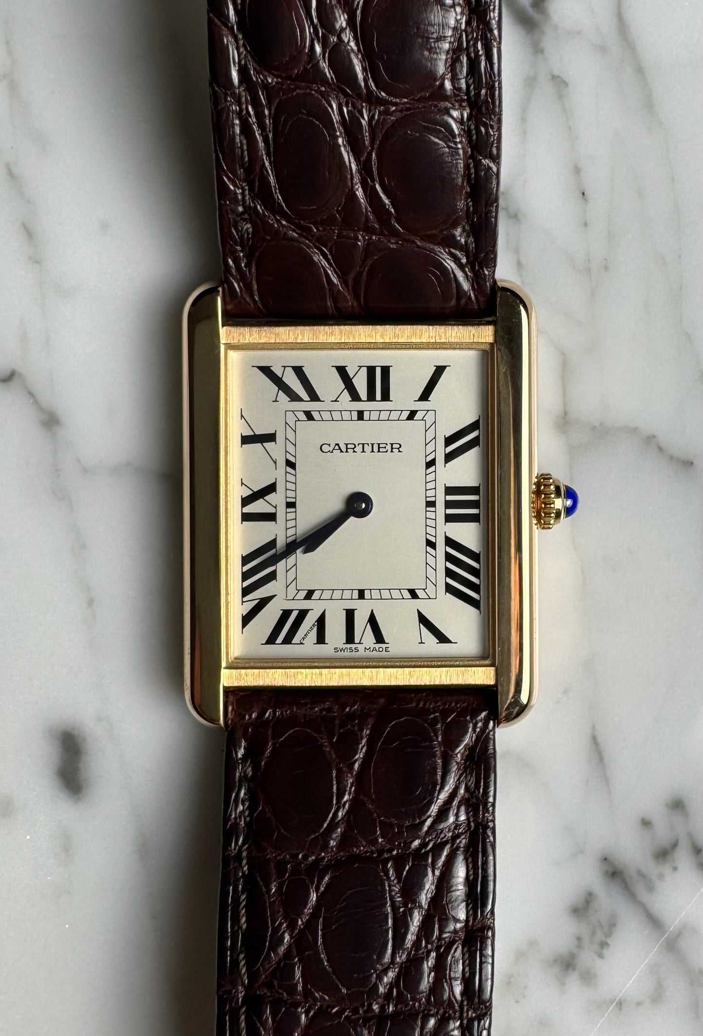 Cartier Tank Solo Large Size Rose Gold 2018 (Full-Set/Mint)