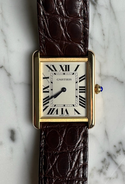 Cartier Tank Solo Large Size Rose Gold 2018 (Full-Set/Mint)