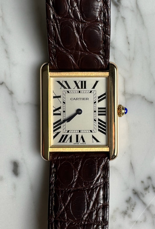 Cartier Tank Solo Large Size Rose Gold 2018 (Full-Set/Mint)