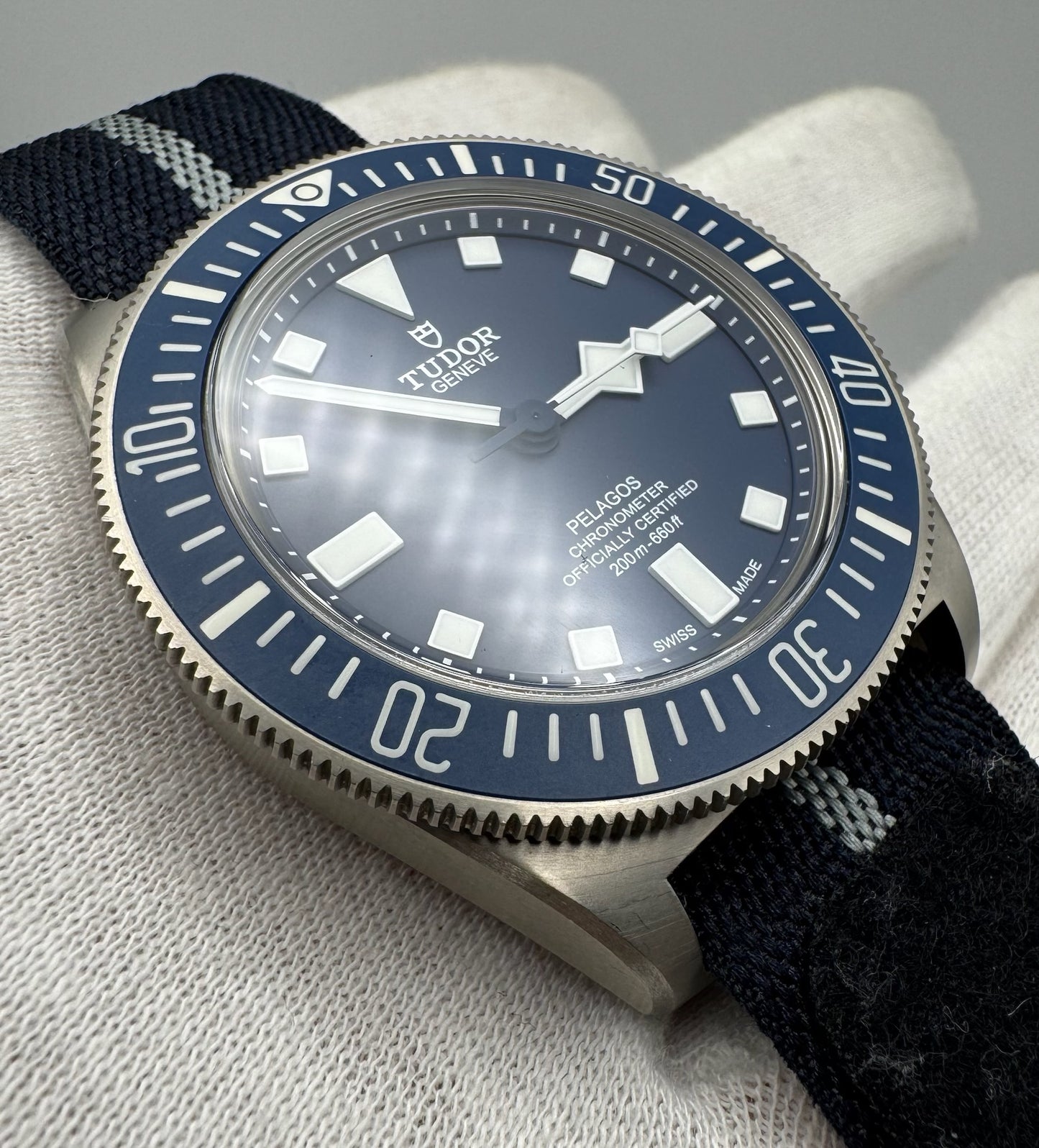Tudor Pelagos Titanium Blue Dial 2022 (Full-Set/Unpolished)