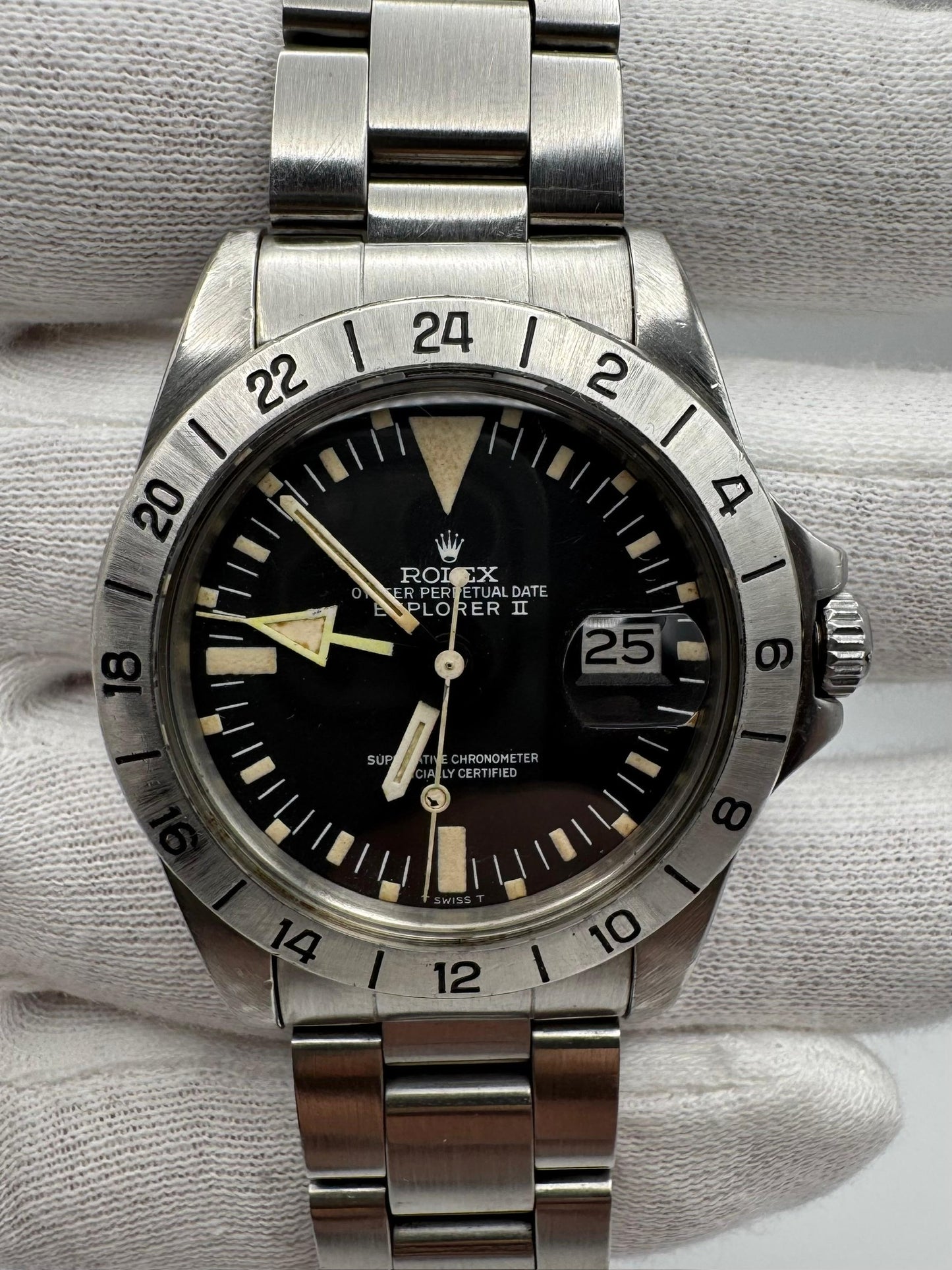 Rolex Explorer II 1655 MK2 Lollipop Full Steel 1972 (Full-Set/Serviced)