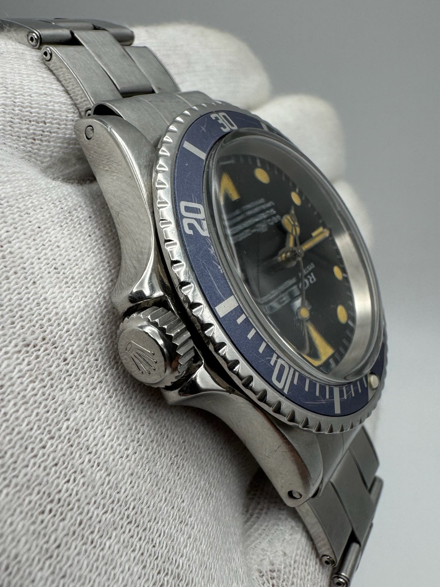 Rolex Submariner 5512 No Date Full Steel Pumpkin Patina Lavender Insert 1968 (Serviced)
