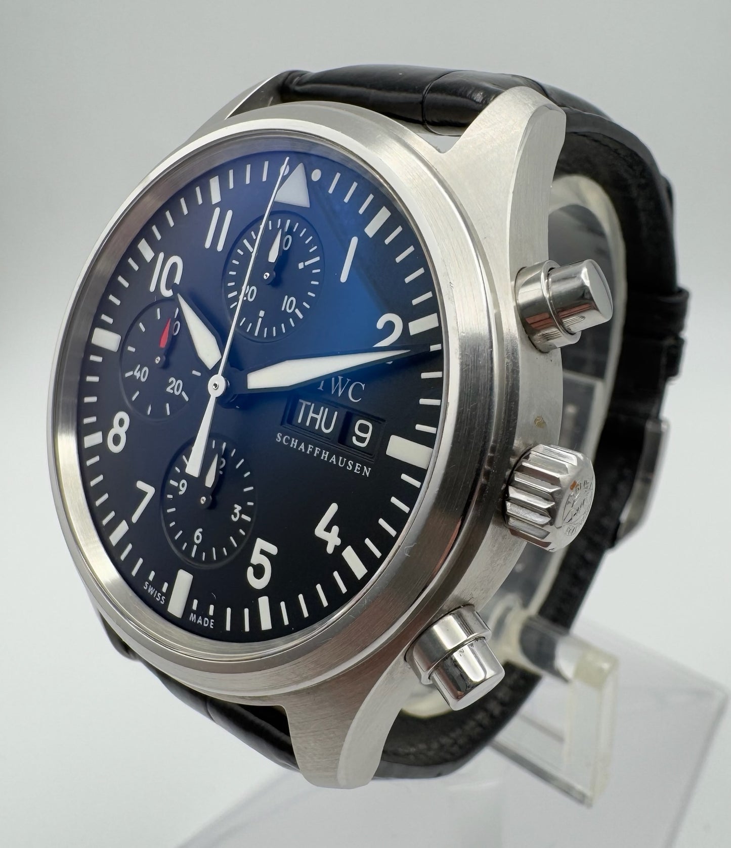 IWC Pilot Chronograph Steel 42 (Unpolished)