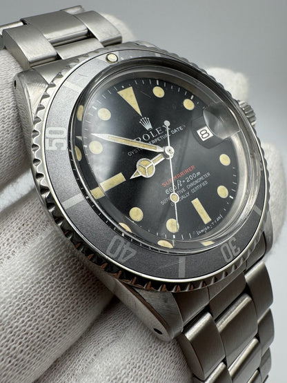 Rolex Submariner Date 1680 Red Ghost Bezel 1970 (Serviced)