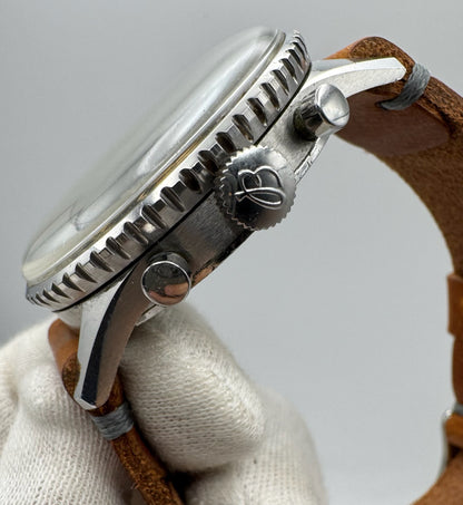 Breitling Navitimer 806 AOPA Chronograph Steel Heavy Patina Gilt Dial (Unpolished/Serviced)