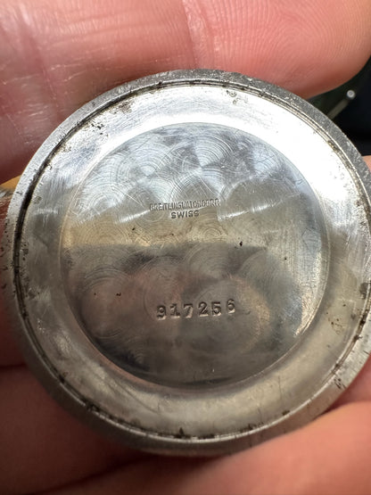 Breitling Navitimer 806 AOPA Steel Tropical Brown Dial Yellow Patina Bead Bezel (Unpolished/Serviced)