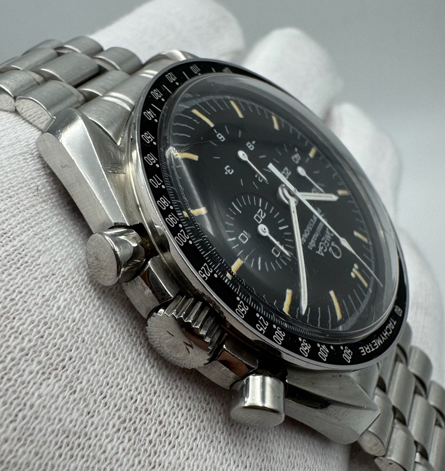 Omega Speedmaster Professional Moonwatch with Tritium Dial (Unpolished)