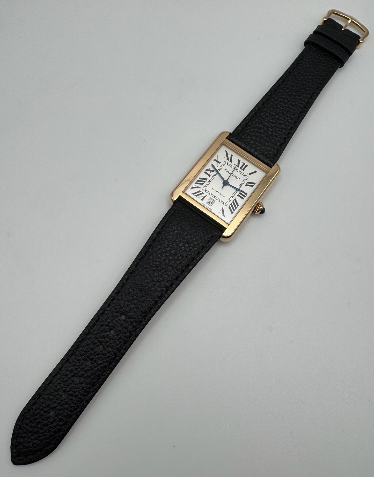 Cartier Tank Solo XL Rose Gold/Steel Automatic Original Owner (Box/Unpolished)