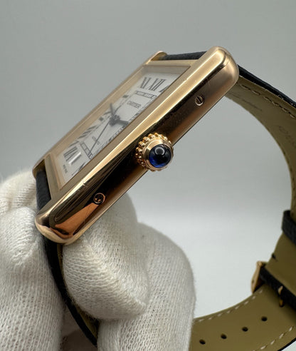 Cartier Tank Solo XL Rose Gold/Steel Automatic Original Owner (Box/Unpolished)