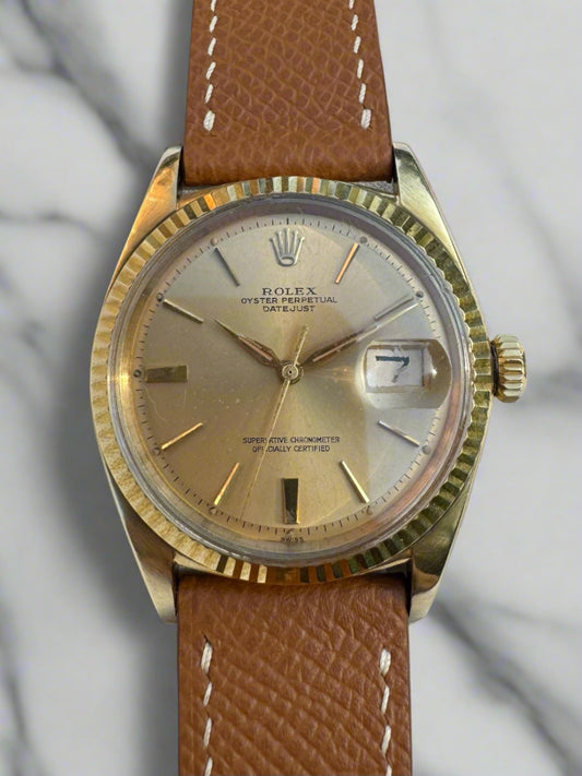 Rolex Datejust 36 with Champagne Door Stop Dial