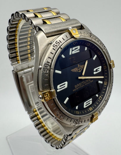 Breitling Aerospace Full Titanium 2 Tone Black Dial (Unpolished)