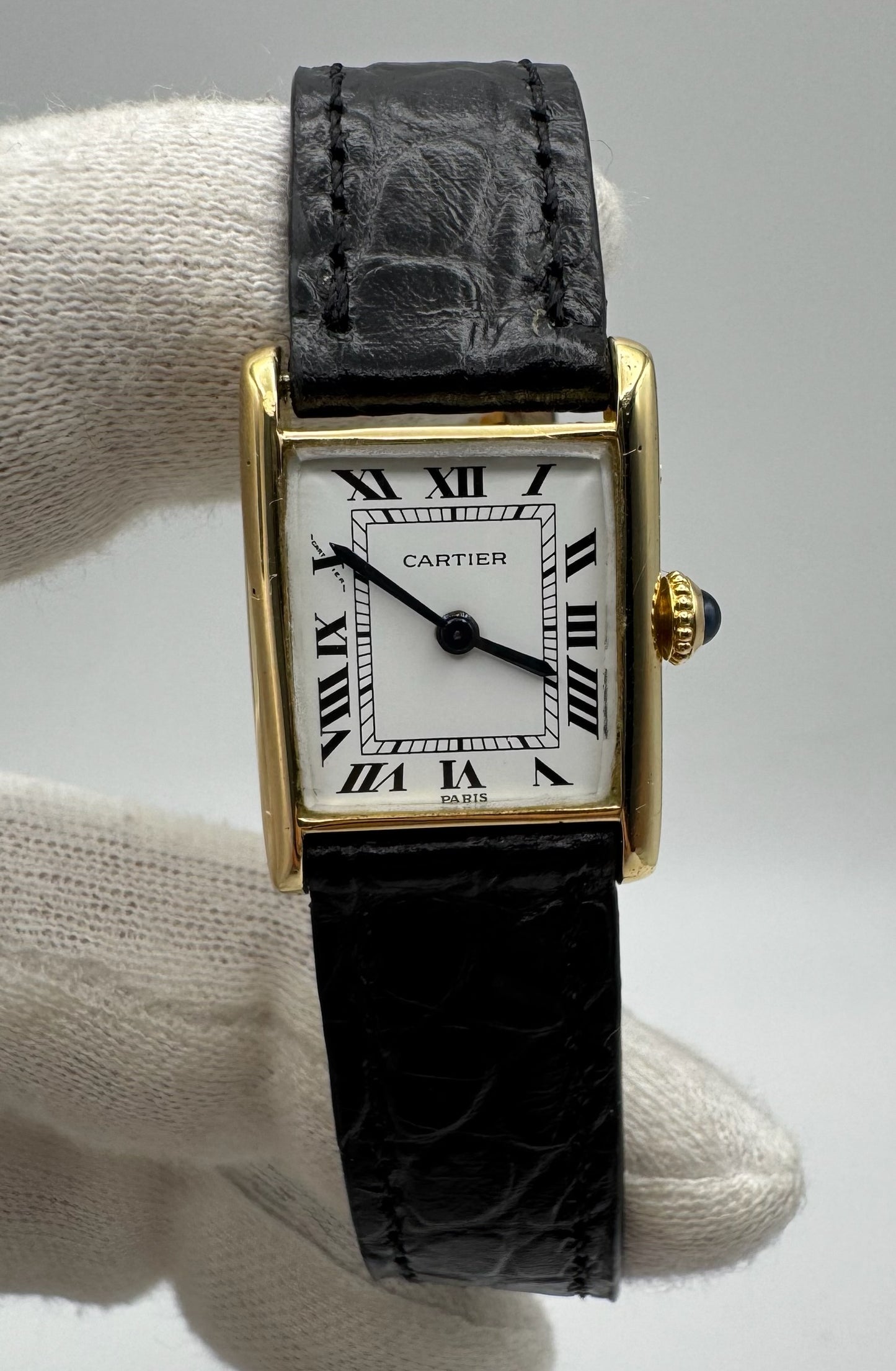 Cartier Tank Paris Yellow Gold Lady Manual Winding (Serviced)