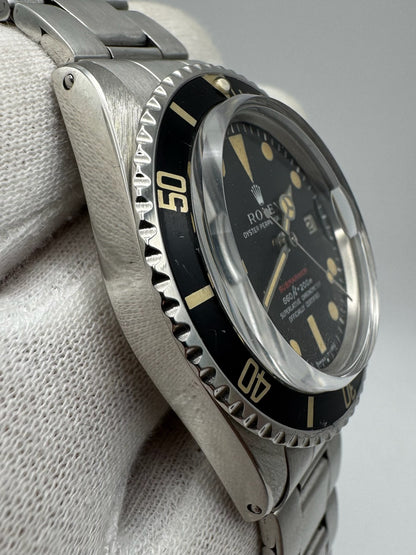 Rolex Submariner Date 1680 Red MK IV Yellow Patina 1969 (Serviced)