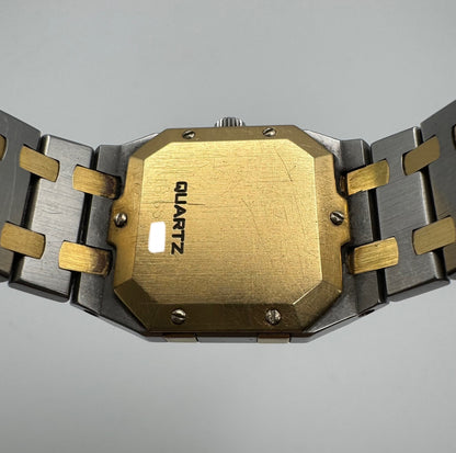 Audemars Piguet Royal Oak Lady Rectangular Lady Quartz 2 Tone Grey Dial Original Owner (Unpolished)