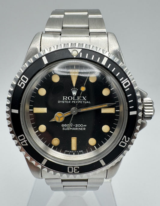 Rolex Submariner No Date 5513 Full Steel MK1 “Maxi Dial” (Serviced)