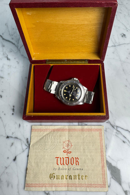 Tudor Submariner 7928 Glossy Gilt Zinc Sulfide 1965 (Full-Set)