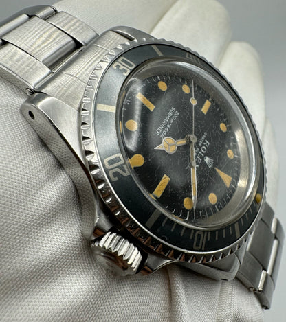 Rolex Submariner 5513 “Meters First” Pumpkin Dial Never Polished (Full-Set)