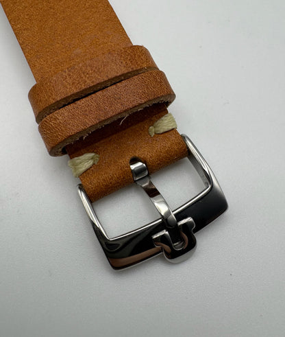 Omega Speedmaster Professional Moonwatch Tropical Brown Dial Heavy Patina Blue Insert 1969 (Serviced)