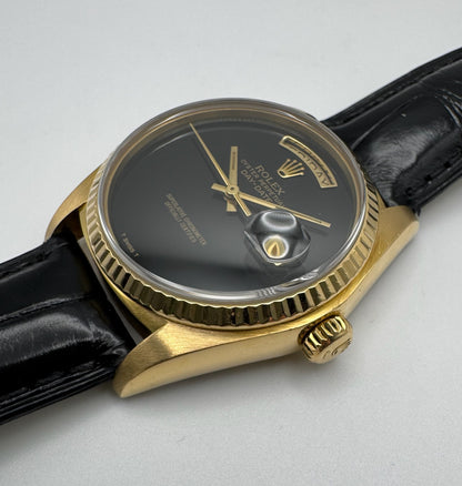 Rolex Day-Date 36 Black Onyx Dial 1981 (Serviced)