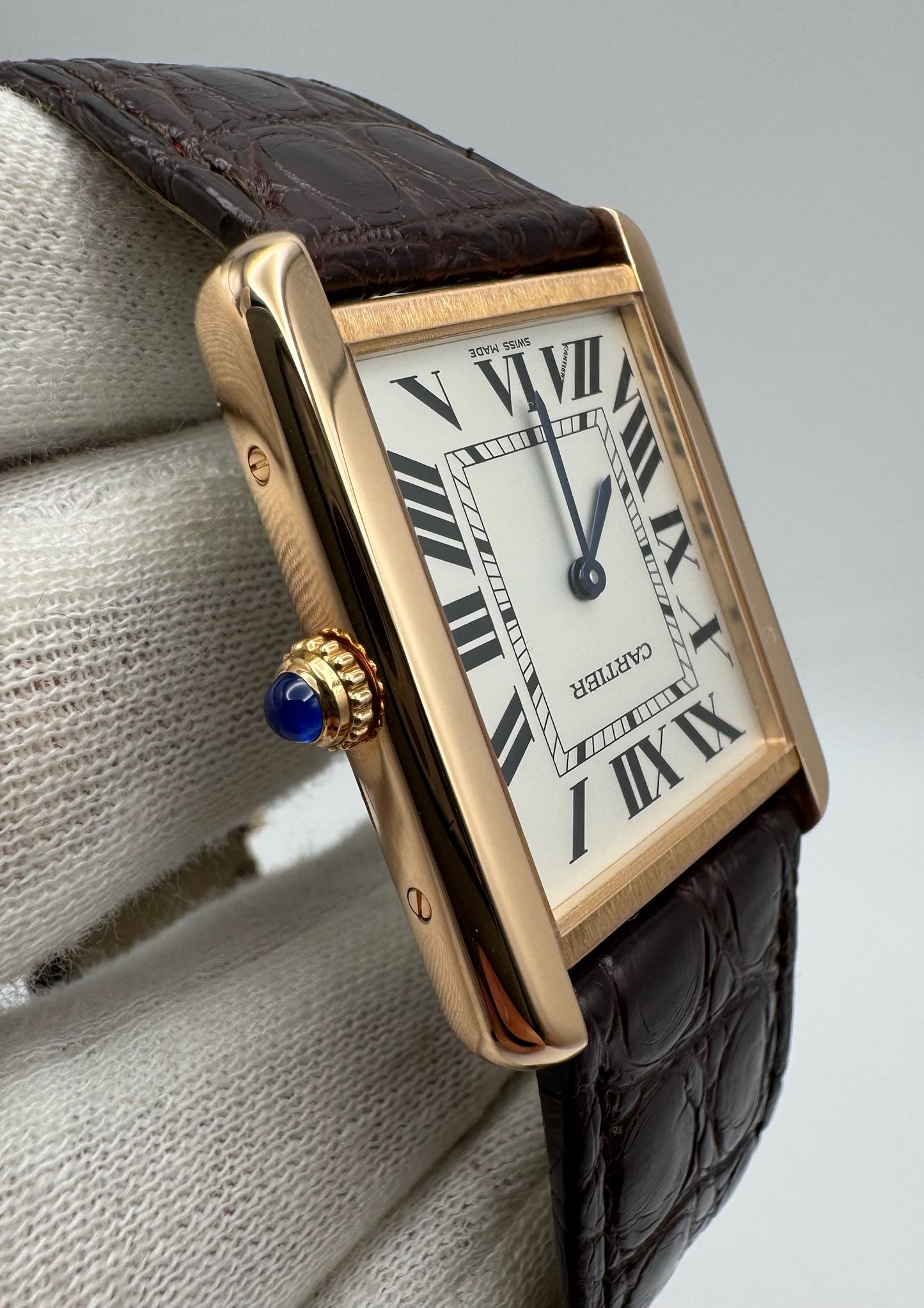 Cartier Tank Solo Large Size Rose Gold 2018 (Full-Set/Mint)