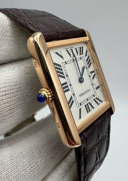 Cartier Tank Solo Large Size Rose Gold 2018 (Full-Set/Mint)