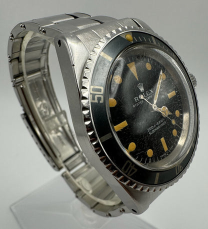 Rolex Submariner 5513 “Meters First” Pumpkin Dial Never Polished (Full-Set)