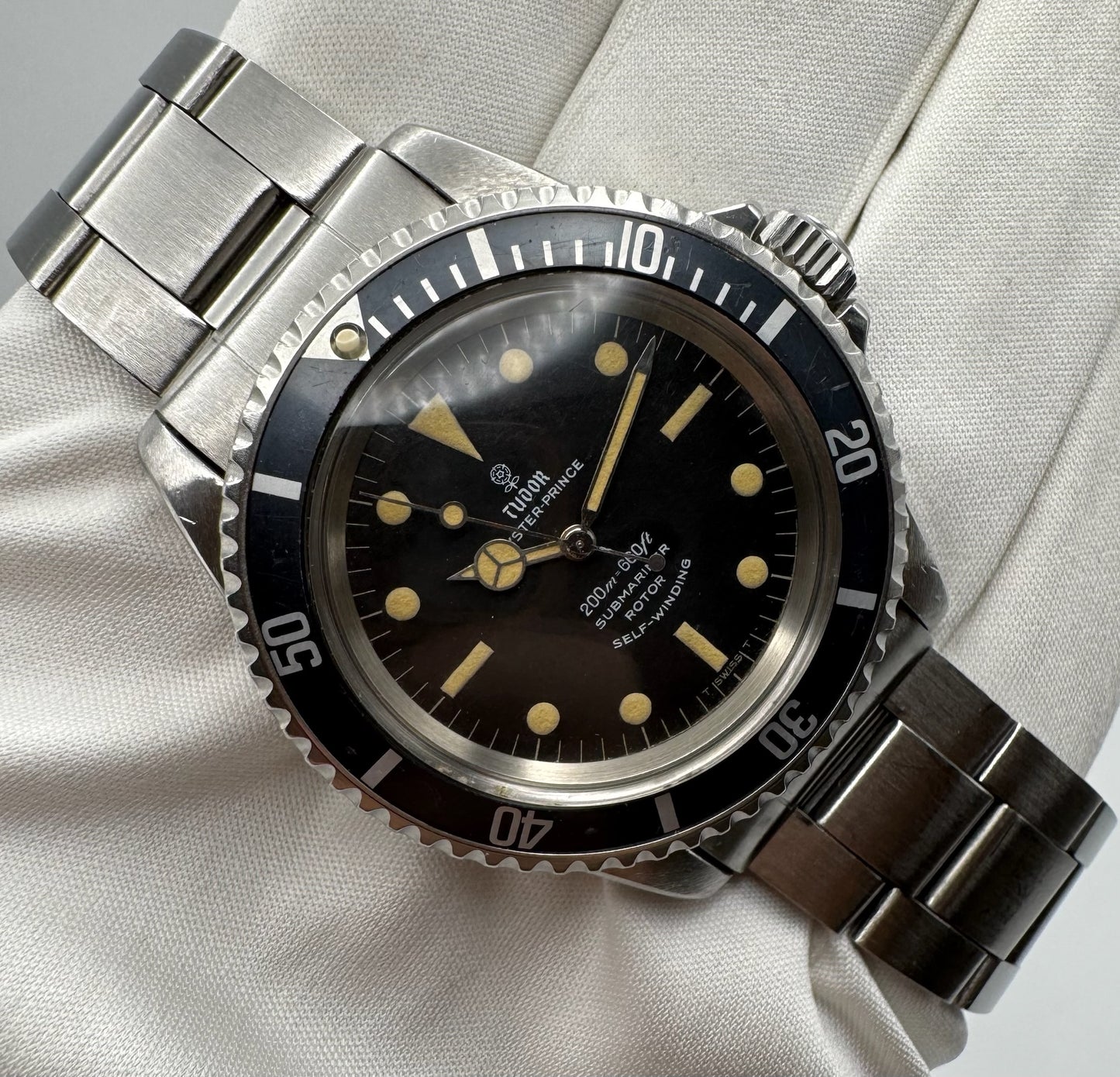 Tudor Submariner 7928 Long 5 Original Insert 1967 (Unpolished)