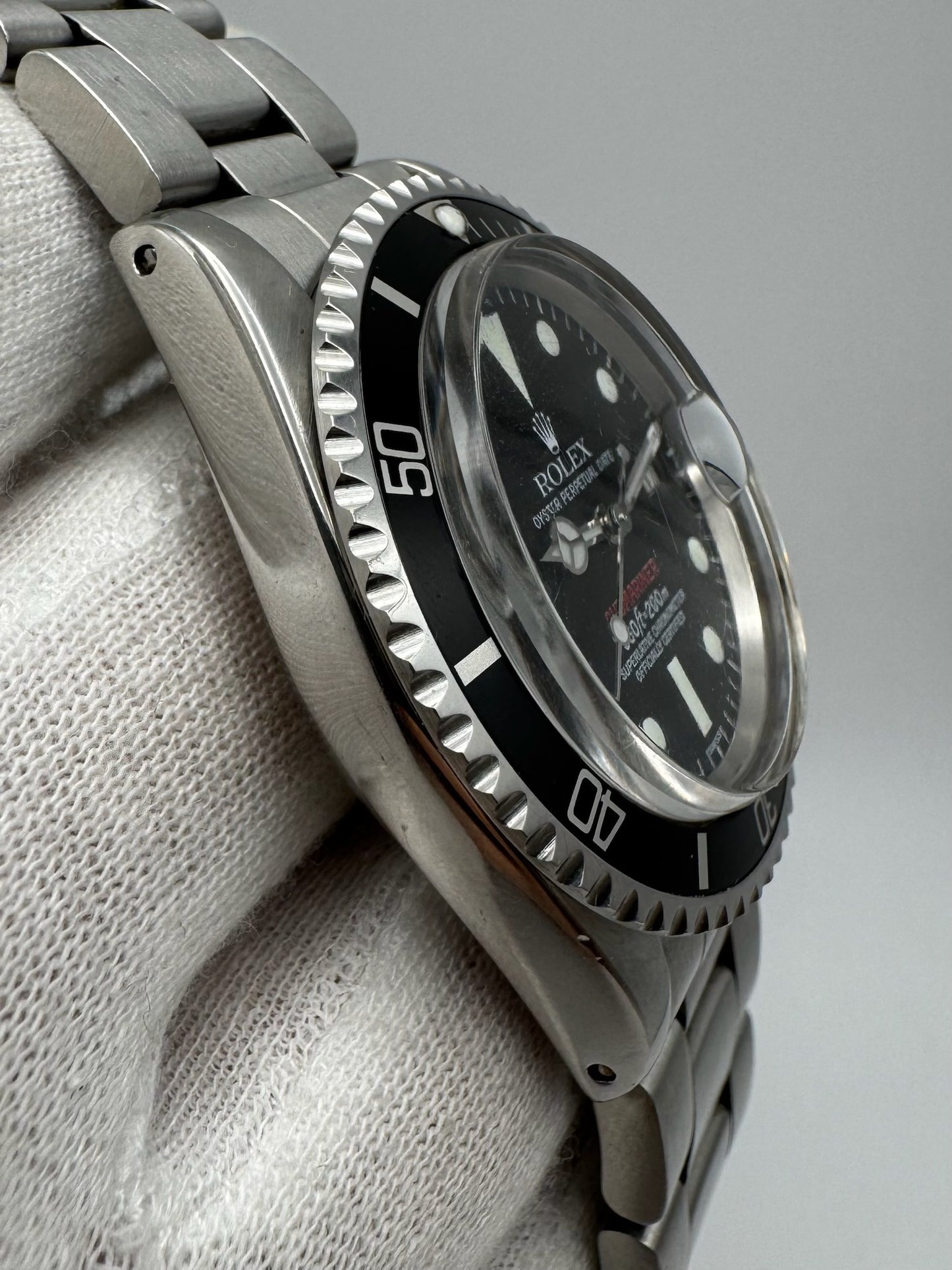 Rolex Submariner Date 1680 Red Very Rare “SWISS” Only Service Dial 1971