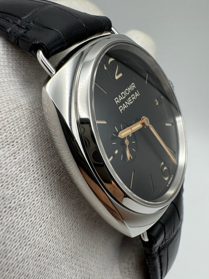 Panerai Radiomir Quaranta 40 Steel Black Dial 2023 (Box/Card/Unpolished)