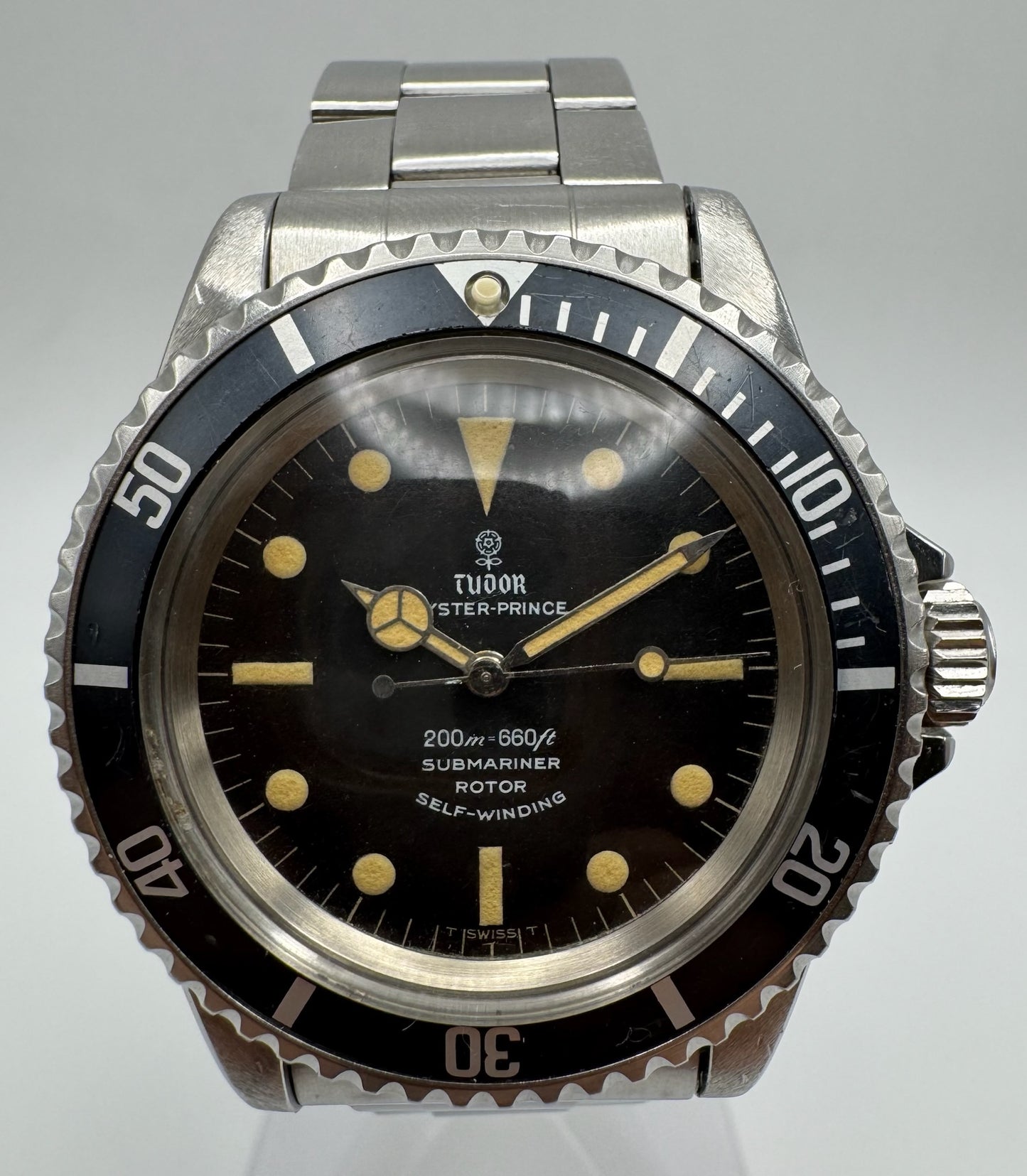 Tudor Submariner 7928 Long 5 Original Insert 1967 (Unpolished)