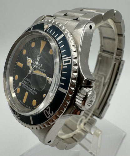 Rolex Submariner Date 1680 Crazy Patina Blue Insert (Unpolished/Full-Set)