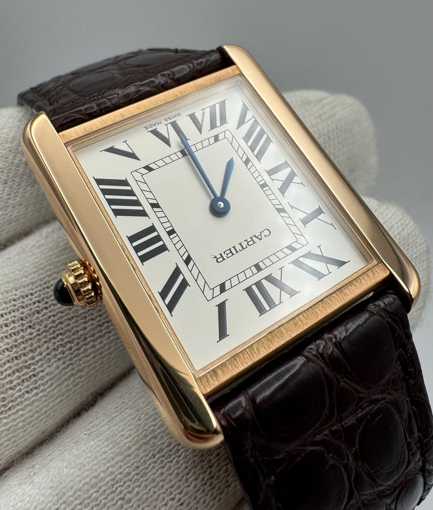 Cartier Tank Solo Large Size Rose Gold 2018 (Full-Set/Mint)