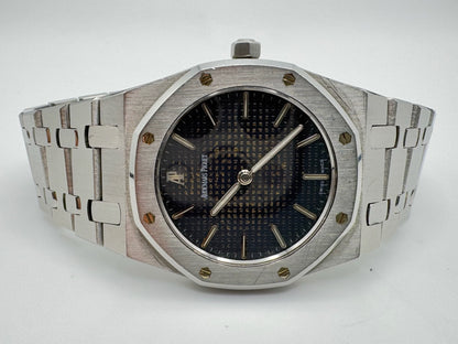 Audemars Piguet Royal Oak 33 Full Steel Ultra Thin Blue Dial 1998 (Papers/Unpolished)