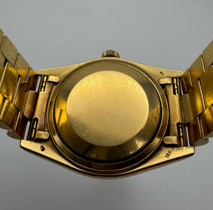 Rolex Day-Date 36 Yellow Gold Rare Wood Dial 1986 (Full-Set/Unpolished)