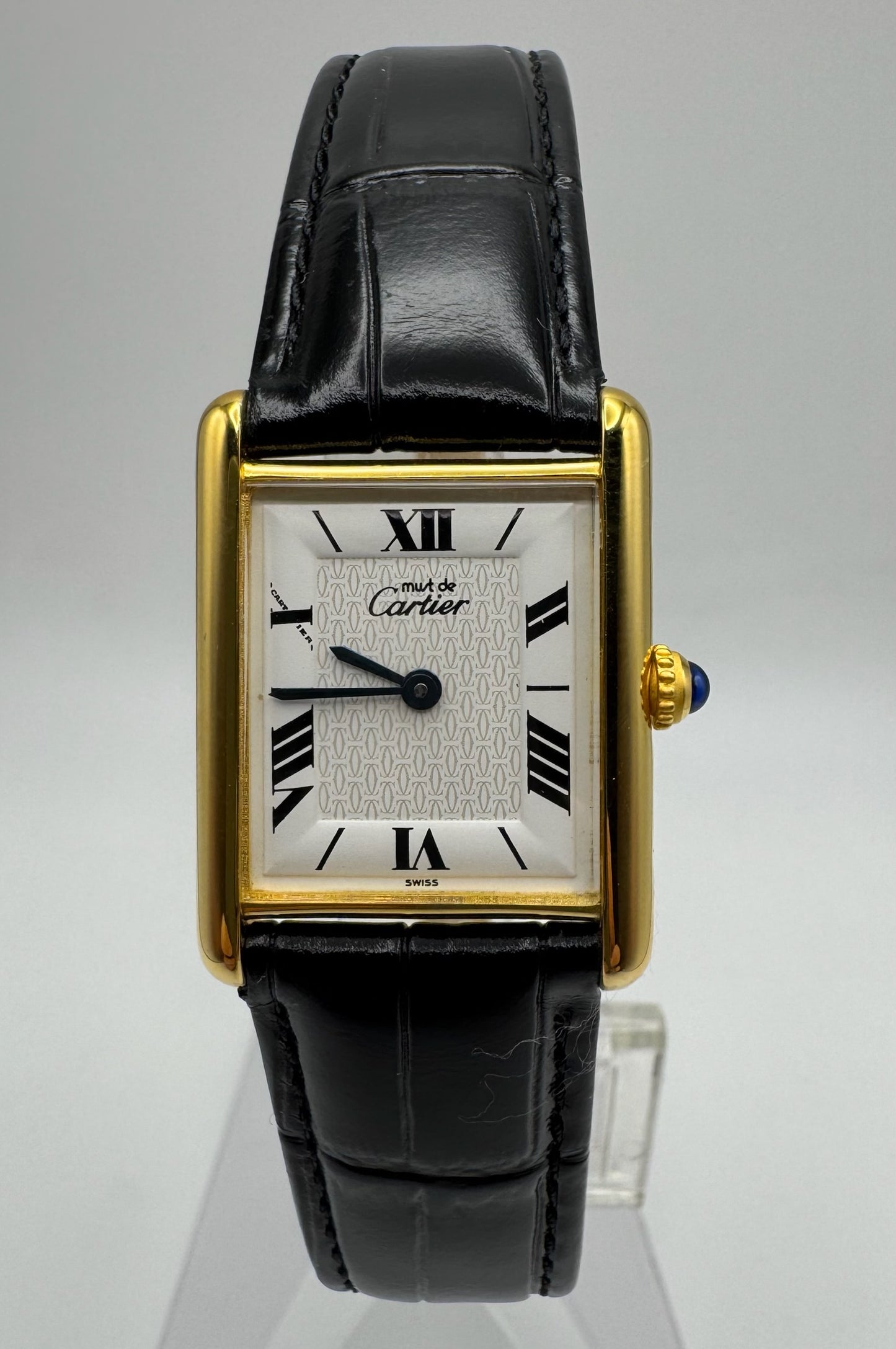 Cartier Tank Vermeil Gold Plated White Dial (Mint)
