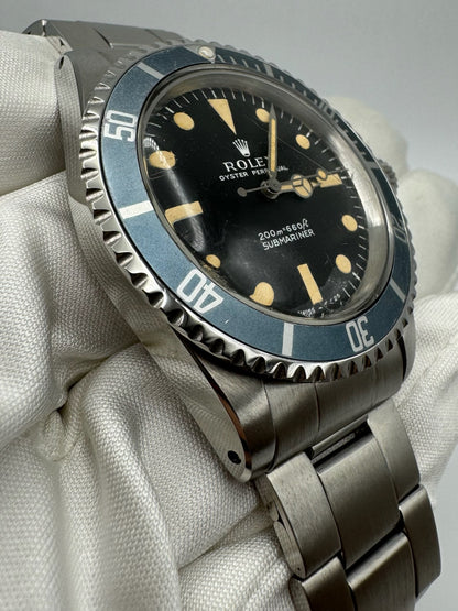 Rolex Submariner No Date Meters First Pumpkin Patina Blue Faded Insert