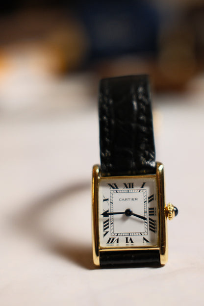 Cartier Tank Paris Yellow Gold Lady Manual Winding (Serviced)