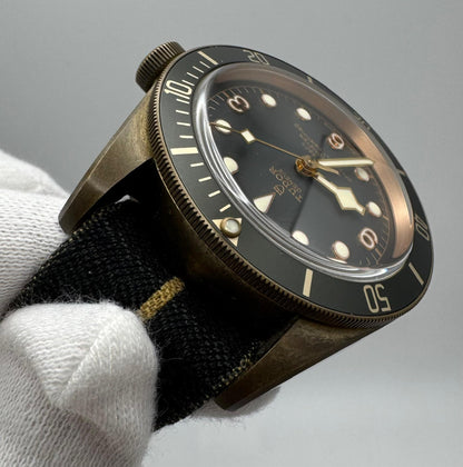 Tudor Black Bay Bronze Grey Dial Nice Patina 2019 (Full-Set/Mint)