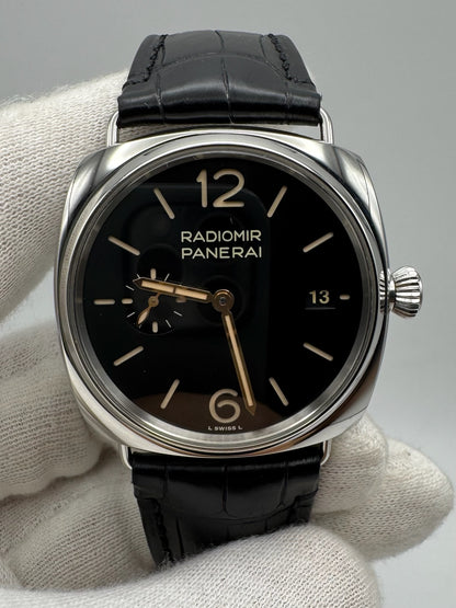 Panerai Radiomir Quaranta 40 Steel Black Dial 2023 (Box/Card/Unpolished)