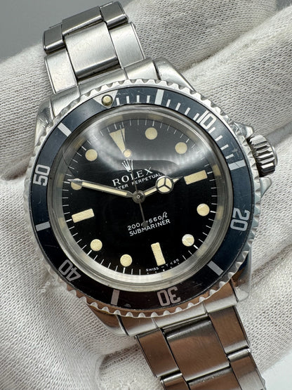 Rolex Submariner No Date 5513 Meters First Blue Insert 1968 (Full-Set)