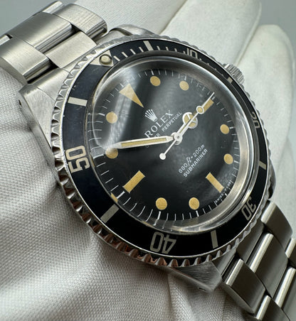 Rolex Submariner No Date “Serif Dial” Heavy Patina (Mint)