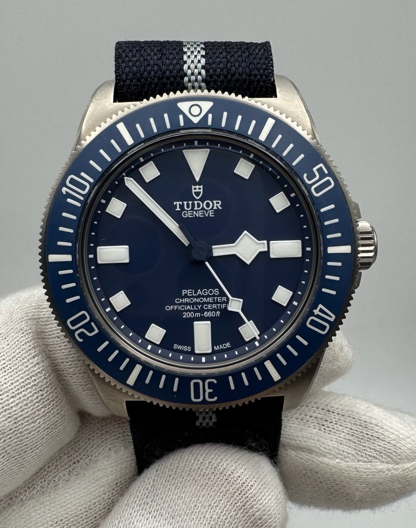 Tudor Pelagos Titanium Blue Dial 2022 (Full-Set/Unpolished)